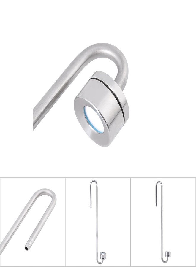 زيرون موزع ثاني أكسيد الكربون من زيرون، مصنوع من الفولاذ المقاوم للصدأ، بطول 250 مم، لمعدات أحواض أسماك الزينة - Image 2